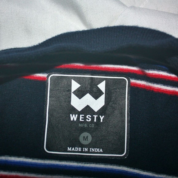 Navy Striped Tee - Picture 3 of 3